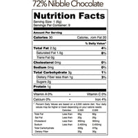 Brazil <br> 72% Cocoa 180 Nibblelitos - Nibble Chocolate